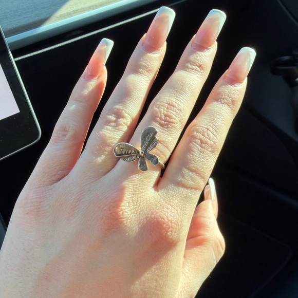 Tiffany & Co. Silver Butterfly Ring